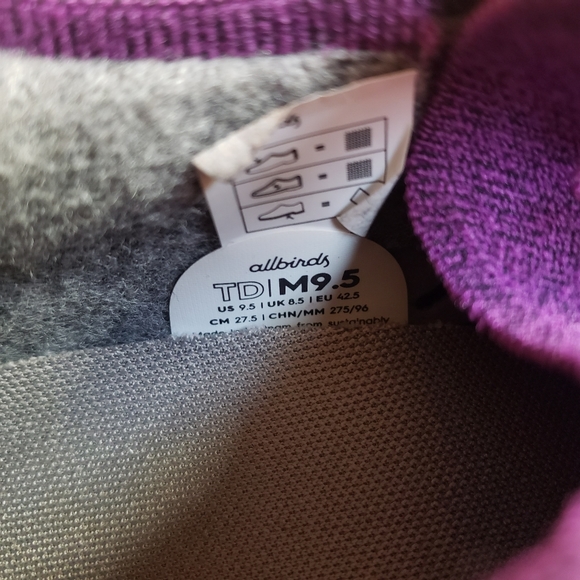 ALLBIRDS Mens Alpha White Sole Tree Dasher 1 Size 9.5 TD - Picture 5 of 5